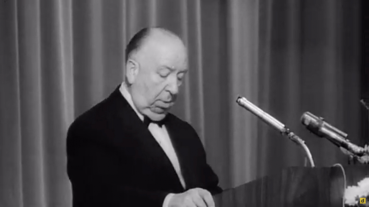 My name is Alfred Hitchcock 