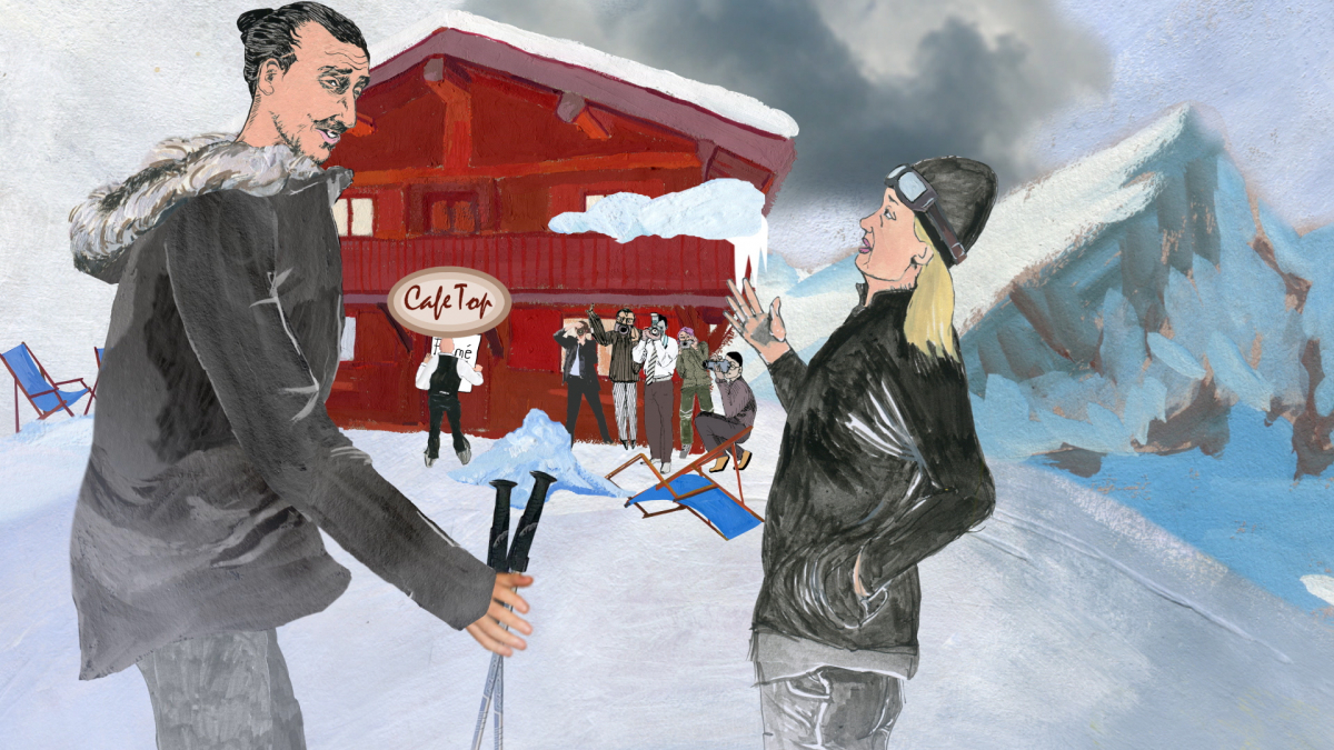 Zlatan in the Slopes