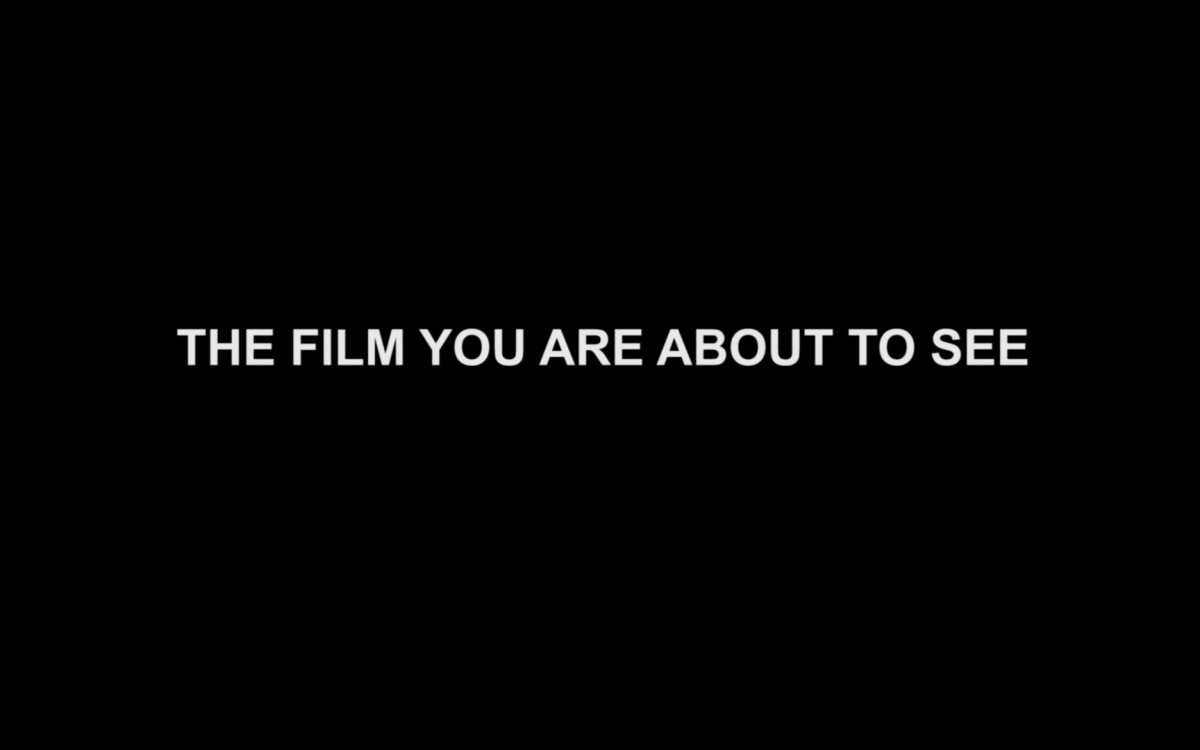 The Film You Are About To See