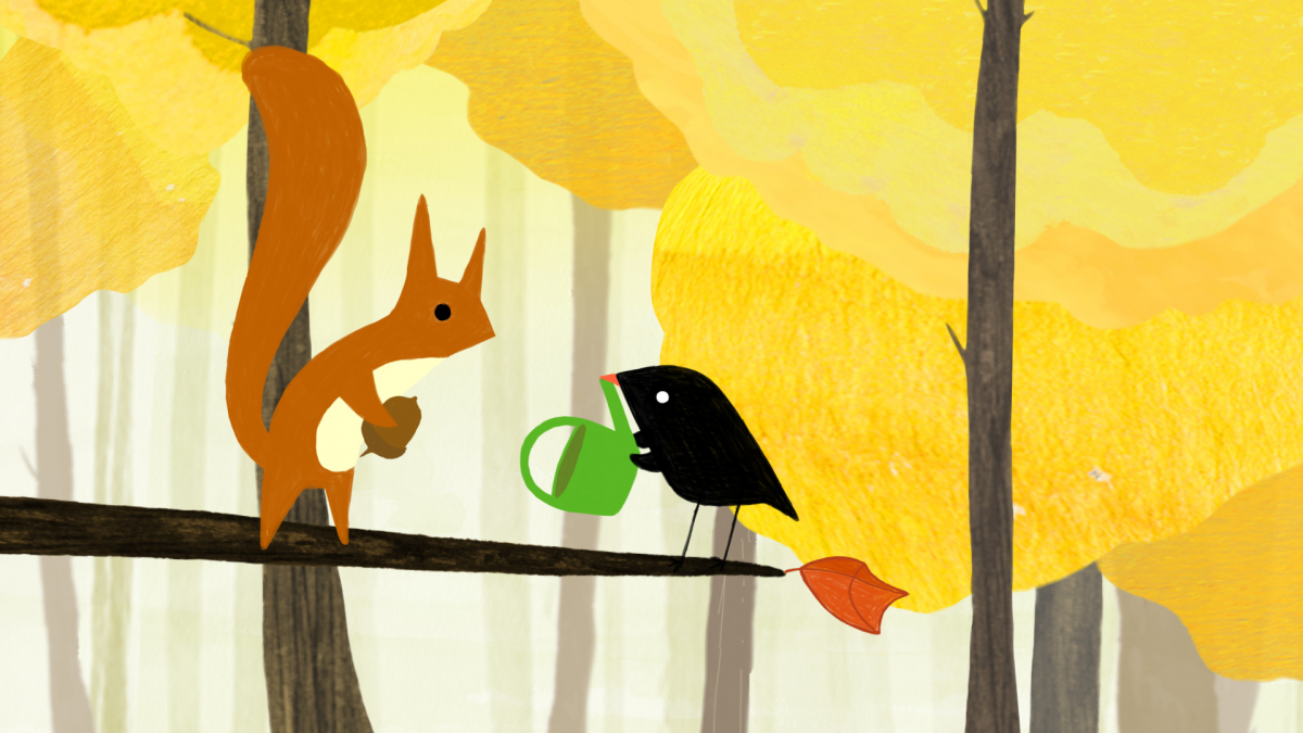 The little Bird and the Squirrel