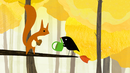 The little Bird and the Squirrel